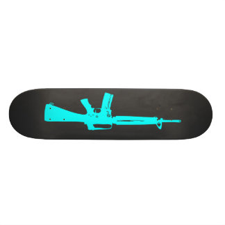 Blue Assault Rifle Skateboard