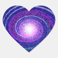 Blue astral galaxy mosaic