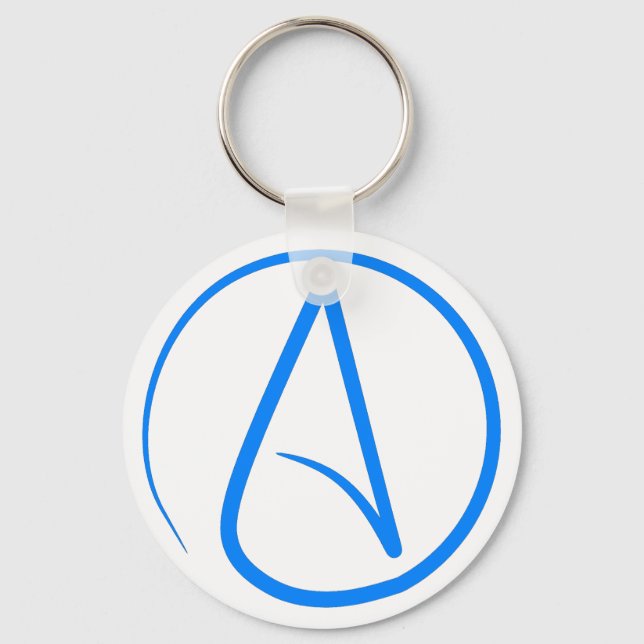 Blue Atheist A Key Ring (Front)
