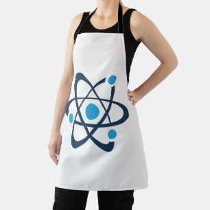 Blue Atom Science Design Apron