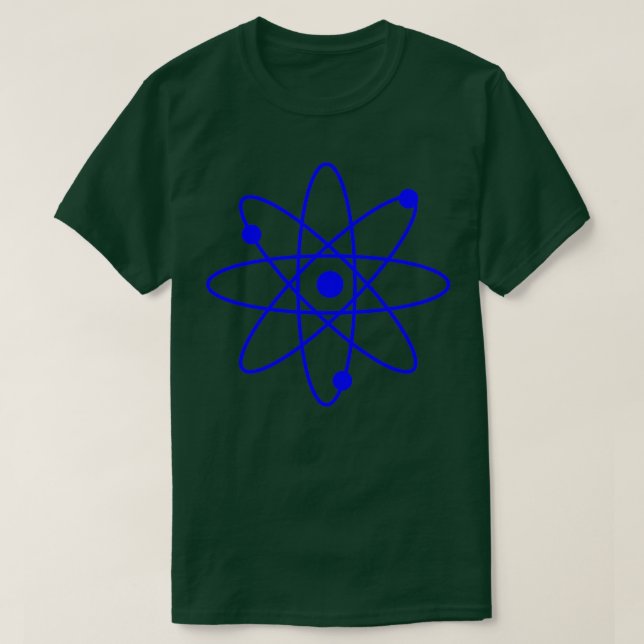 Blue Atom T-Shirt (Design Front)