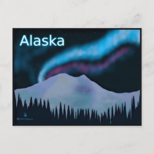 Blue Aurora Postcard