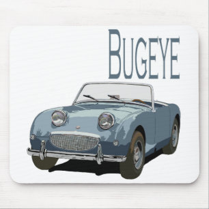 Blue Austin Healey Sprite Mouse Pad