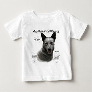 Blue Australian Cattle Dog History; Blue ACD Baby T-Shirt