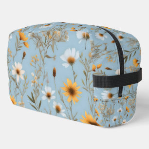 Blue Australian Wildflowers And Grasses, Dopp Kit