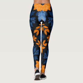Blue Autum Leggings