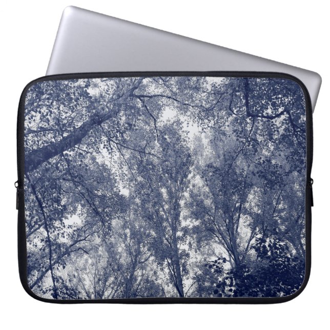 Blue Autumn Laptop Sleeve (Front)