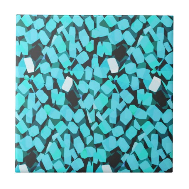 Blue Avalanche small tile (Front)