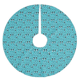 Blue Avalanche tree skirt