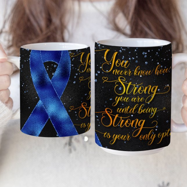Blue Awareness Ribbon Mug Design (Creator Uploaded)