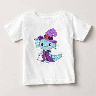 Blue axolotl Halloween Baby T-Shirt