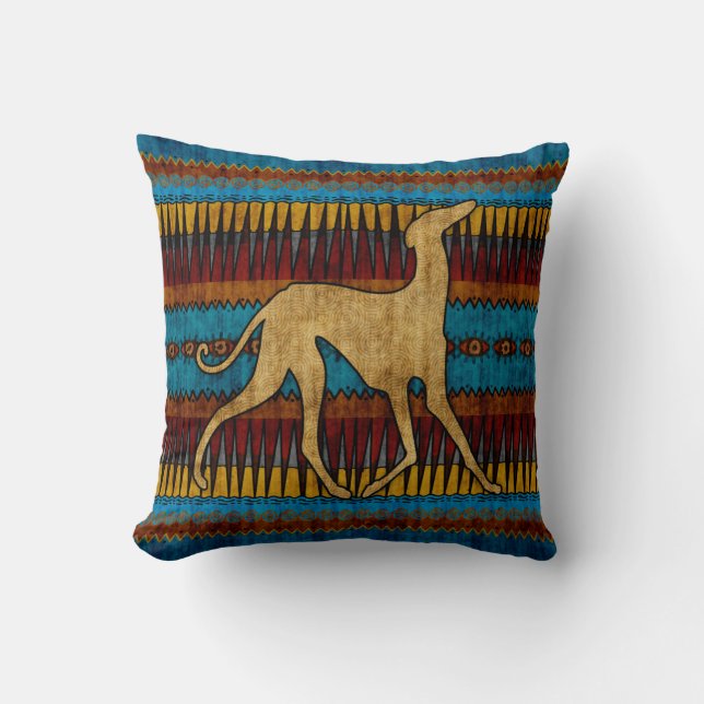 Blue Aza Cushion (Front)