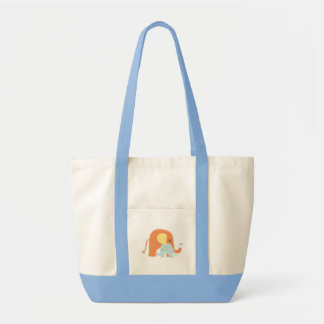 Blue Baby Boy Elephant Tote Bag