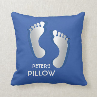 Blue Baby Boy Pillow