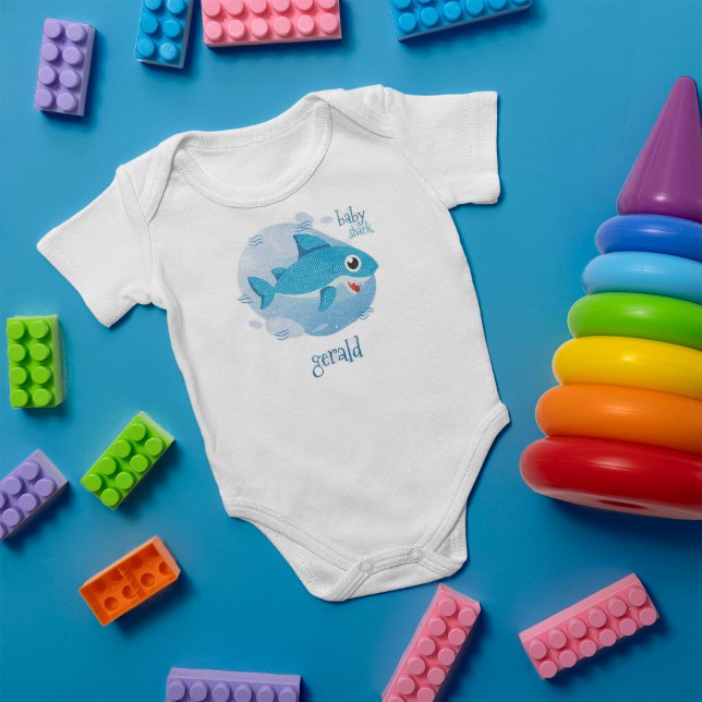 Blue Baby Boy Shark Bodysuit (Creator Uploaded)