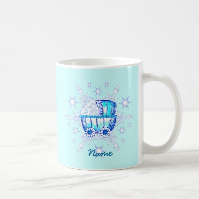 Blue Baby buggy mug (Right)