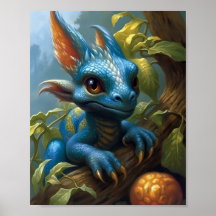 Blue Baby Dragon 