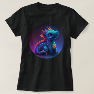 Blue Baby Dragon  T-Shirt
