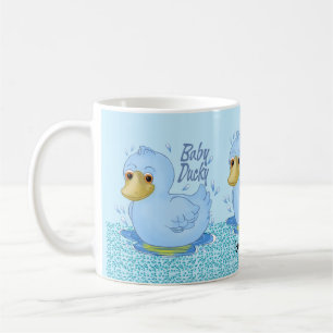 Blue Baby Ducky  mug 