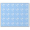 Blue baby feet wrapping paper with custom boy name