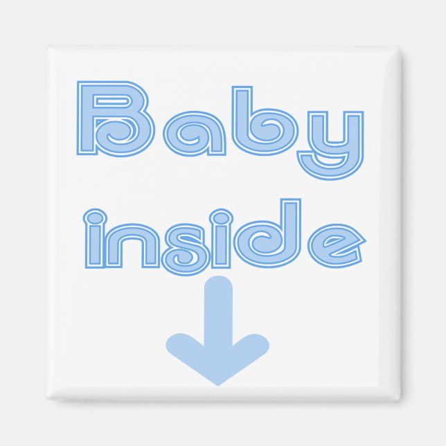 Blue Baby Inside Magnet (Front)