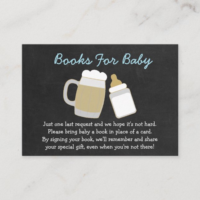 Blue Baby Is Brewing Book Request Cards (Front)