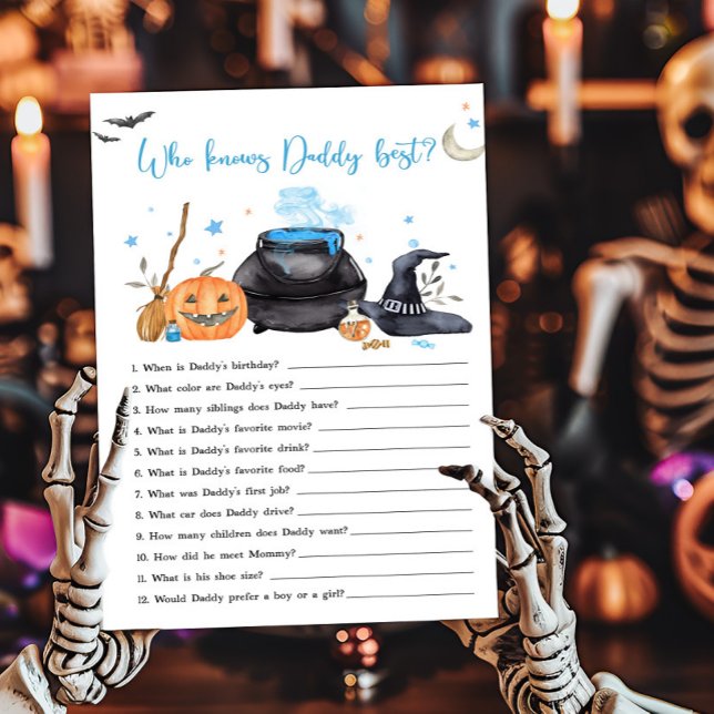 Blue Baby is Brewing Who knows Daddy Best Game (Baby is Brewing Baby Shower Who knows Daddy Best Game)