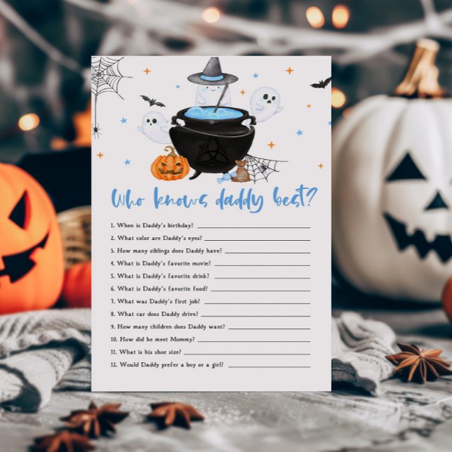 Blue Baby is Brewing Who knows Daddy Best Game (Baby is Brewing Baby Shower Who knows Daddy Best Game )