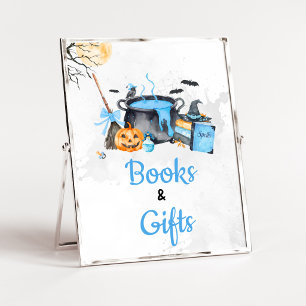 Blue Baby is Brewing Witch Books and Gifts Sign