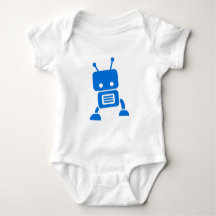 Blue Baby Robot Baby Clothes