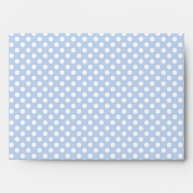 blue baby shower elephant envelopes (Front)