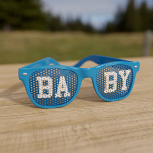 Blue Baby Shower Party Sunglasses