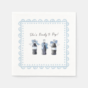 Blue Baby Soda Ready to POP  Napkin
