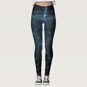 Blue Back Galaxy Leggings