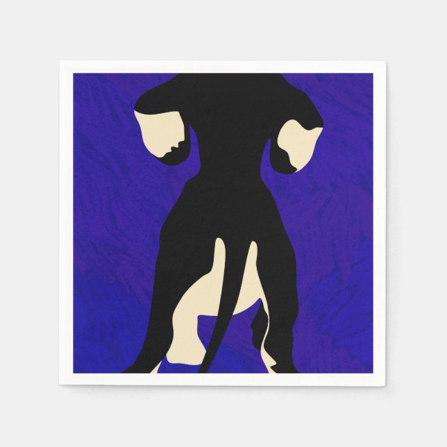 Blue Backdrop Napkin (Front)