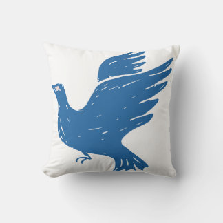 Blue bairds pillow