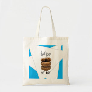Blue Bake My Day Tote Bag