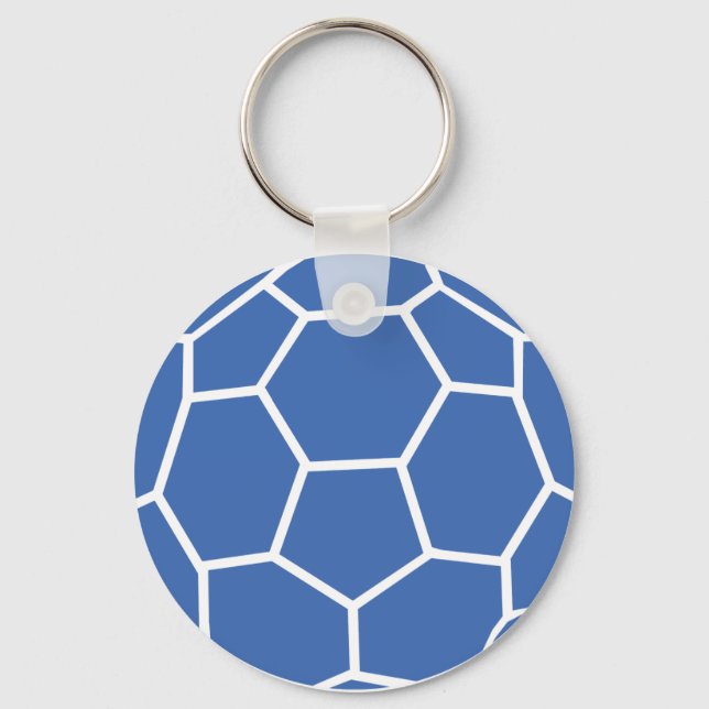 blue ball key ring (Front)