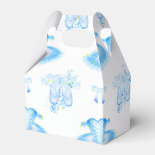 Blue Ballet Birthday Tutu & Pointe Shoes Favour Box