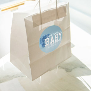 Blue Balloon Arch Boys Baby Shower Sticker