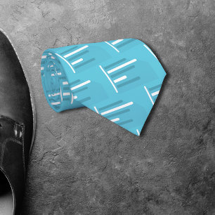 Blue Bar Graphs Seamless Pattern Tie