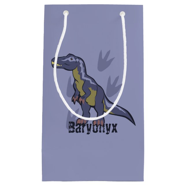 Blue Baryonyx Small Gift Bag (Front)