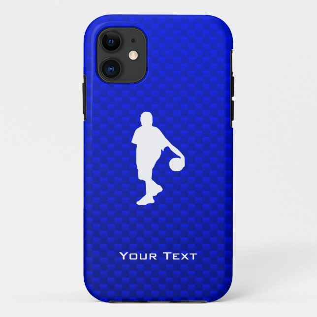 Blue Basketball Case-Mate iPhone Case (Back)