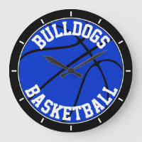 Blue Basketball Custom Team Name or Text