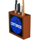 Blue Basketball Custom Team or Player Name / Text