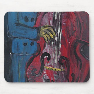 BLUE BASS MOUSE PAD