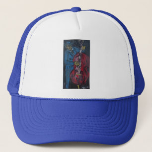 BLUE BASS TRUCKER HAT