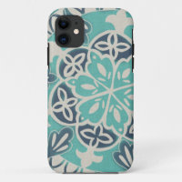 Blue Batik Tile I