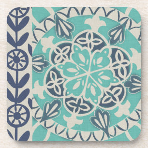 Blue Batik Tile I Coaster