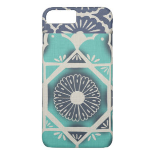 Blue Batik Tile II iPhone 8 Plus/7 Plus Case